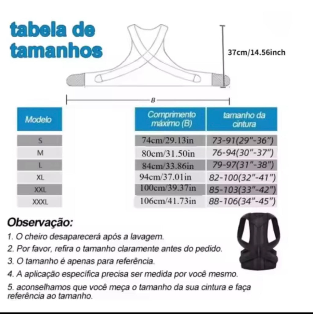 Fix your posture in 10 minutes a day- Adjustable back brace